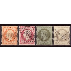France 1849/1875 Superbe collection timbres Napoléon Cérès 1er choix COTE 975€