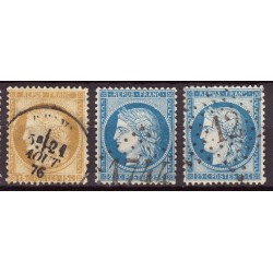 France 1849/1875 Superbe collection timbres Napoléon Cérès 1er choix COTE 975€