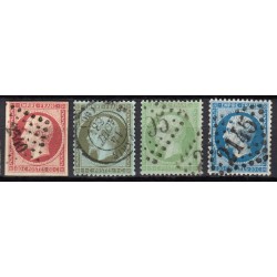 France 1849/1875 Superbe collection timbres Napoléon Cérès, 1er choix COTE 885€