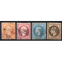 France 1849/1875 Superbe collection timbres Napoléon Cérès, 1er choix COTE 885€