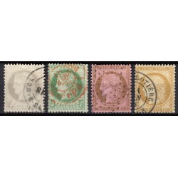 France 1849/1875 Superbe collection timbres Napoléon Cérès, 1er choix COTE 885€