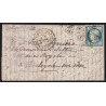 Ballon monté "Le Franklin" 24/NOV./1870 lettre pour Boulogne-sur-Mer - TB
