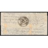 Ballon monté "La Poste de Paris", 16/JANV./1871 lettre pour Boulogne-sur-Mer TB