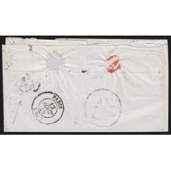 n°3a, Cérès 20c noir s/blanc obl IVRY-SUR-SEINE pour Saint-Ay, cursive au verso