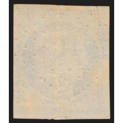 n°4, Cérès 25c bleu, oblitéré PC 11 AHUN Creuse, indice 8 - B/TB
