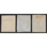 n°4, Cérès 1850, 25c bleu, en 3 nuances de couleurs différentes - TB D'ASPECT
