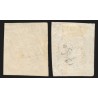 n°3/3a, les 2 nuances, Cérès 1849, 20c noir sur jaune & sur blanc - TB D'ASPECT