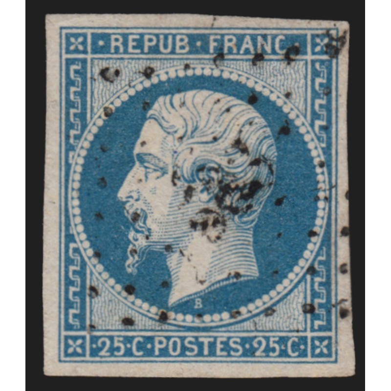 n°10, Présidence 1852, 25c bleu, oblitéré - TB n°10, Présidence 1852, 25c bleu, oblitéré - TB
