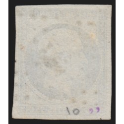 n°10, Présidence 1852, 25c bleu, oblitéré - TB