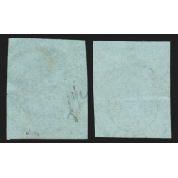 n°11/11a, les 2 nuances, Napoléon 1c olive et bronze, oblitérés - TB D'ASPECT