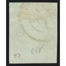 n°12, Napoléon non-dentelé, 5c vert, oblitéré càd - TB D'ASPECT