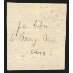 n°13Ag, 10c bistre-jaune, oblitéré PC 470 LE BOURG-DUN et LUNERAY - TB D'ASPECT