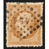 n°13B, percé en lignes, Napoléon 10c brun-clair, Type II, obli Paris AS1 - TB