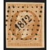 n°13B, Napoléon 10c brun-clair, Type II, oblitéré PC 1812 LUXEUIL - SUPERBE