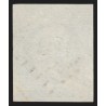 n°14Aa, Napoléon non-dentelé 20c bleu-foncé, oblitéré - TTB