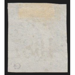 n°14B, Napoléon non-dentelé, 20c bleu, Type II, oblitéré GC 1987 Laval - TTB