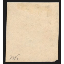 n°16a, Napoléon non-dentelé, 40c orange-vif, oblitéré Gros Points - TB