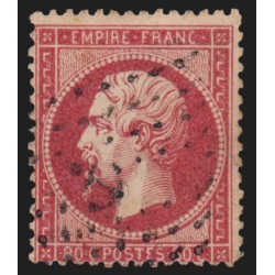 n°24, Napoléon, 80c rose, oblitéré ANCRE maritime - B/TB