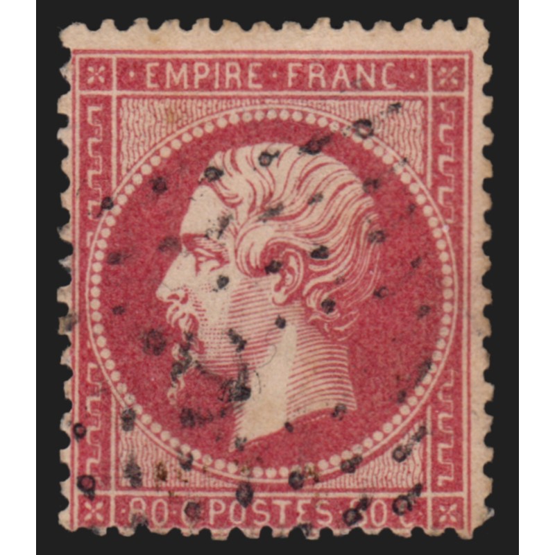 n°24, Napoléon, 80c rose, oblitéré ANCRE maritime - B/TB n°24, Napoléon, 80c rose, oblitéré ANCRE maritime - B/TB
