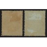 n°25/25a, les 2 nuances, Lauré 1c vert-bronze + vert-olive, neufs * - B/TB
