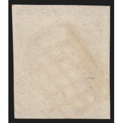 n°3, Cérès 1849, 20c noir sur jaune, oblitéré grille noire - TB