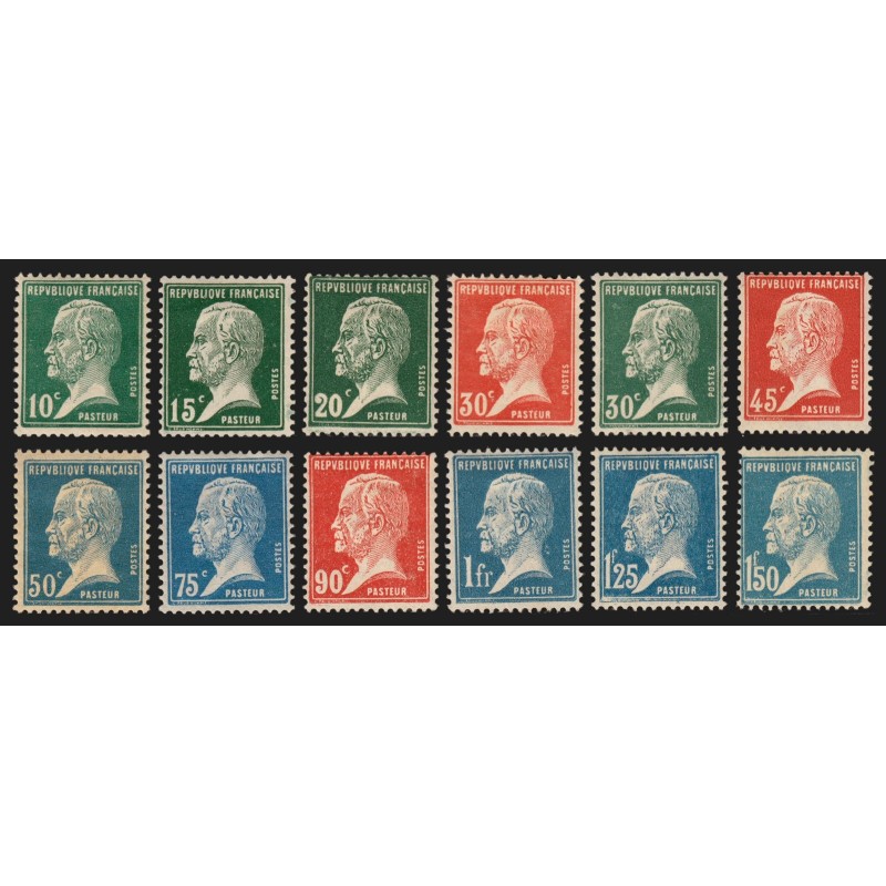 n°170/181, Pasteur, série complète, neufs * avec charnière - TB