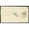 n°3, Cérès 20c noir, oblitéré ETAMPES 1849 lettre pour Avallon + cursive - TB