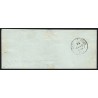 n°3, Cérès 20c noir, oblitéré Laon 23 JANVIER 1849 lettre pour La Ferté Milon