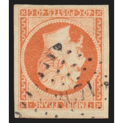 n°16, 40c orange, oblitéré PC 3071 SAINT-GAUBURGE Orne - TB D'ASPECT