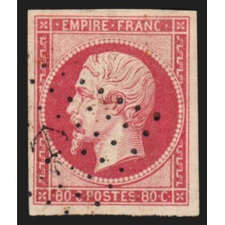 n°17B, 80c rose, oblitéré Ancre maritime - TTB D'ASPECT