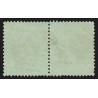 n°20 paire, 5c vert, oblitéré GC 412 BEDARIEUX Hérault - SUPERBE