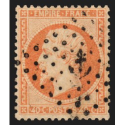 n°23, Napoléon, 40c orange, oblitéré Ancre maritime - TB