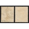 n°27A/27B, les 2 types, Napoléon Lauré, 4c gris, oblitérés - TB D'ASPECT