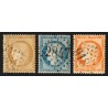 n°36/38, Cérès Siège de Paris 1870, série complète, oblitérés - TB D'ASPECT
