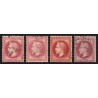 n°32, en 4 nuances de couleurs, Napoléon Lauré, 80c rose - TB D'ASPECT