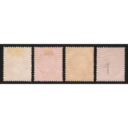 n°32, en 4 nuances de couleurs, Napoléon Lauré, 80c rose - TB D'ASPECT