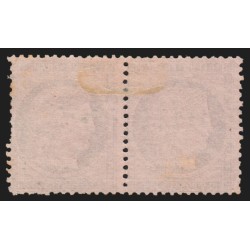 n°58 paire, Cérès 10c brun sur rose, oblitéré GC 5104 SHANGHAI Chine - B/TB