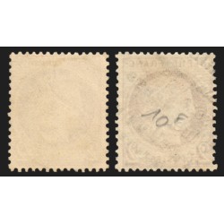 n°51/51a, les 2 nuances, Cérès, 2c rouge-brun et brun-rouge-foncé - TB
