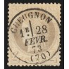 n°52, Cérès, 4c gris, oblitéré càd Type16 GUEUGNON - TB