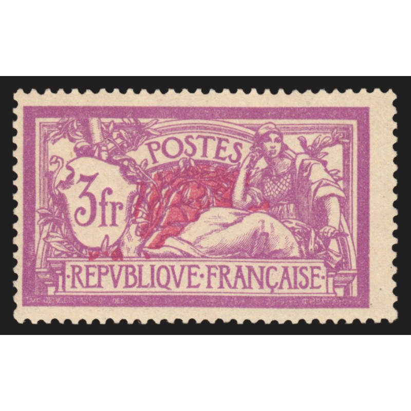 n°240, Merson 3fr lilas et carmin, neuf ** sans charnière - B/TB n°240, Merson 3fr lilas et carmin, neuf ** sans charnière - B/TB