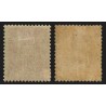 n°96 x2 nuances, Sage 20c brique sur vert, neuf * avec charnière - B/TB