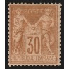 n°80, Sage 30c brun-jaune, Type II, neuf * avec charnière - TB D'ASPECT