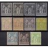 France 1877/1898, Sage, lot de 11 timbres neufs ** sans charnière COTE 500€