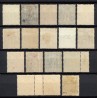 France 1876/1898, Sage, lot de 16 timbres neufs (*) sans gomme COTE 580€