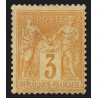 n°86, Sage 3c bistre-jaune, neuf (*) sans gomme - TB D'ASPECT