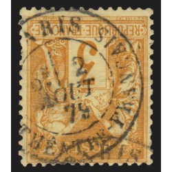 n°86, Sage 3c bistre-jaune, oblitéré càd Paris Théâtre Français - TB D'ASPECT