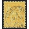 n°92, Sage 25c bistre sur jaune, oblitéré càd Chargements Lille - TB
