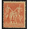 n°94, Sage 40c orange, Type II, neuf * avec gomme partielle, pièce d'attente