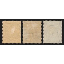 n°89, en 3 nuances, Sage 10c noir, neufs * avec charnière - TB D'ASPECT