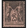 n°97, Sage 25c noir sur rose, Type II, neuf * avec charnière - TB D'ASPECT
